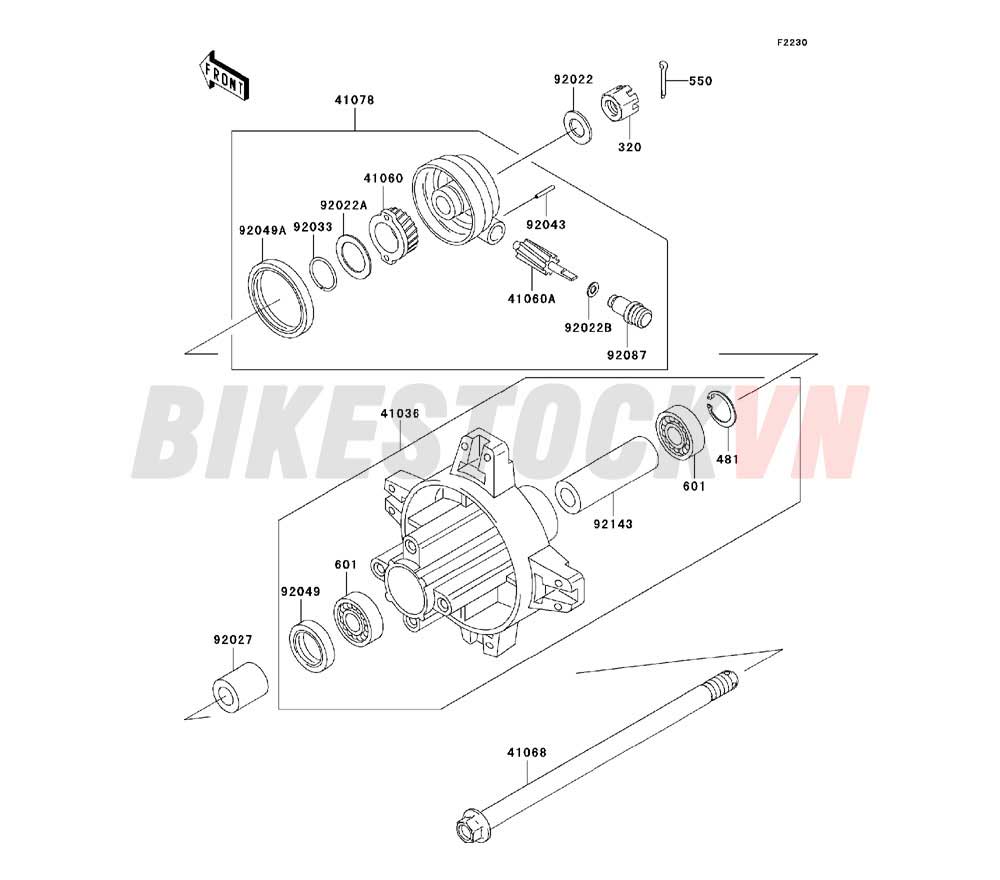 CHASSIS FRONT HUB