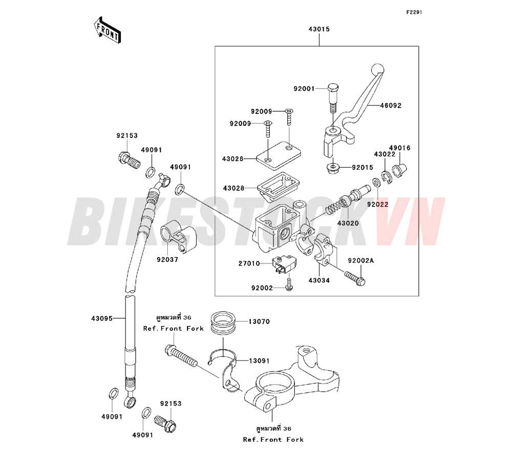 CHASSIS FRONT MASTER CYLINDER