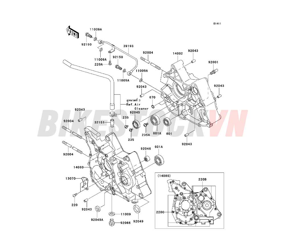 ENGINE CRANKCASE