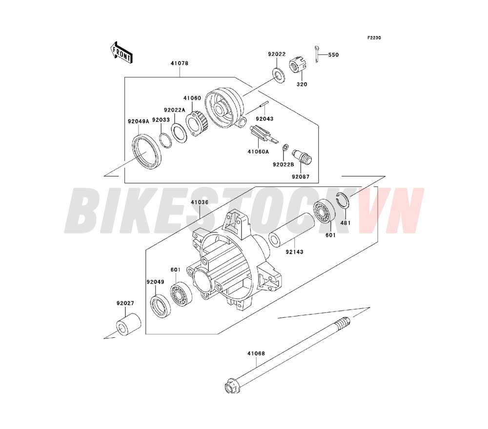 CHASSIS FRONT HUB