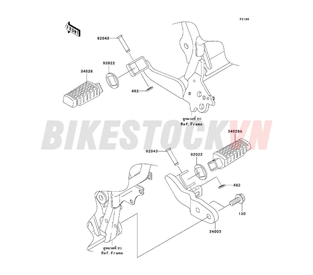 CHASSIS FOOTRESTS