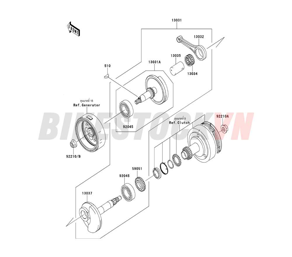 ENGINE CRANKSHAFT