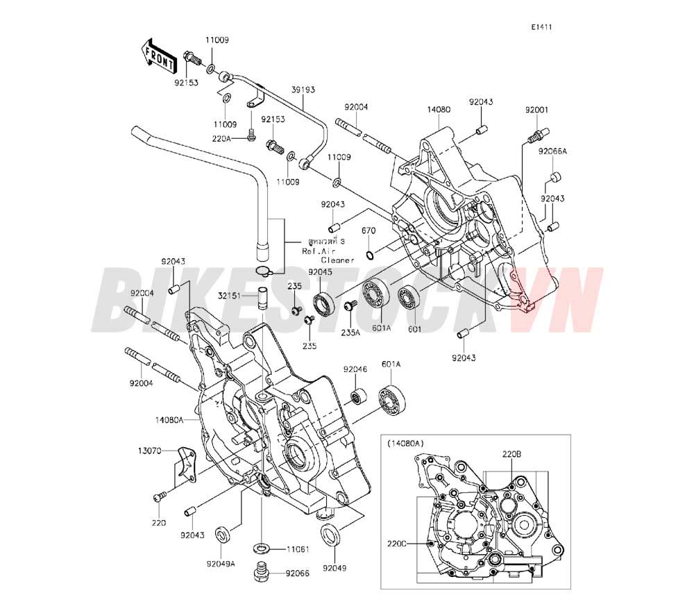 ENGINE CRANKCASE