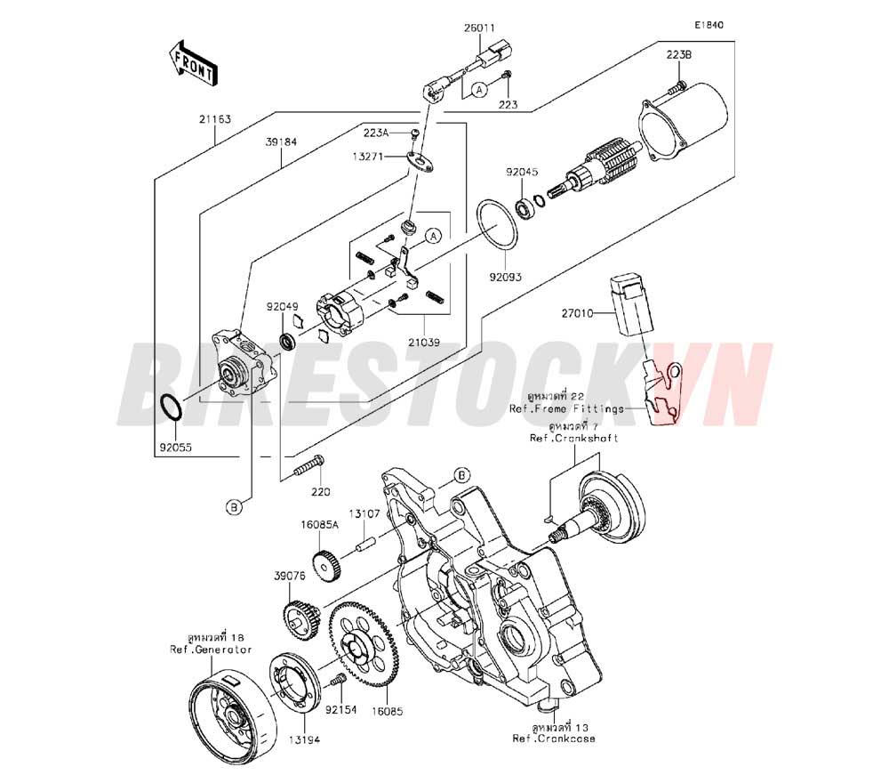 ENGINE STARTER MOTOR