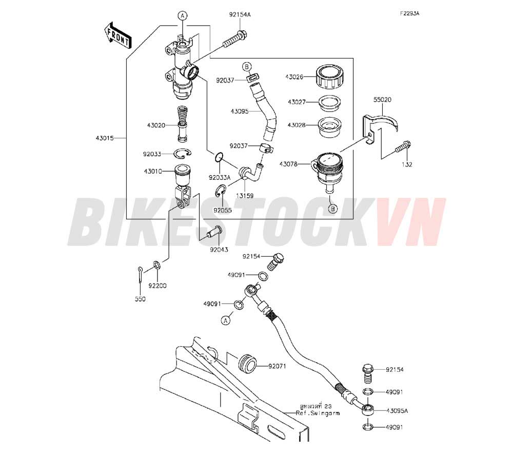 CHASSIS REAR MASTER CYLINDER