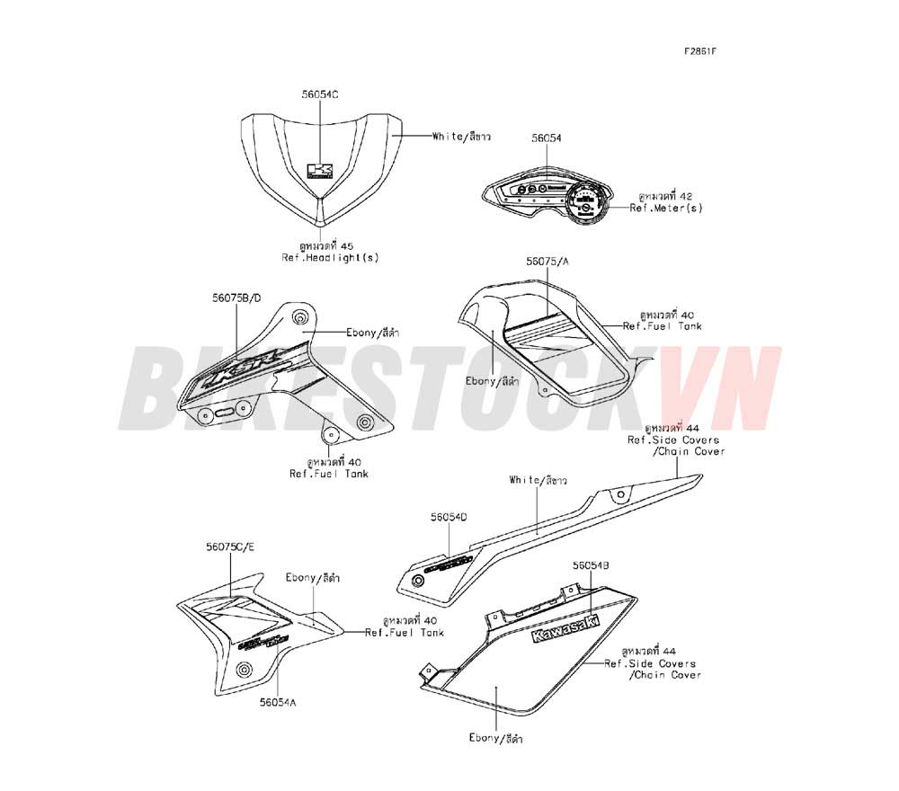 CHASSIS DECALS(WHITE)