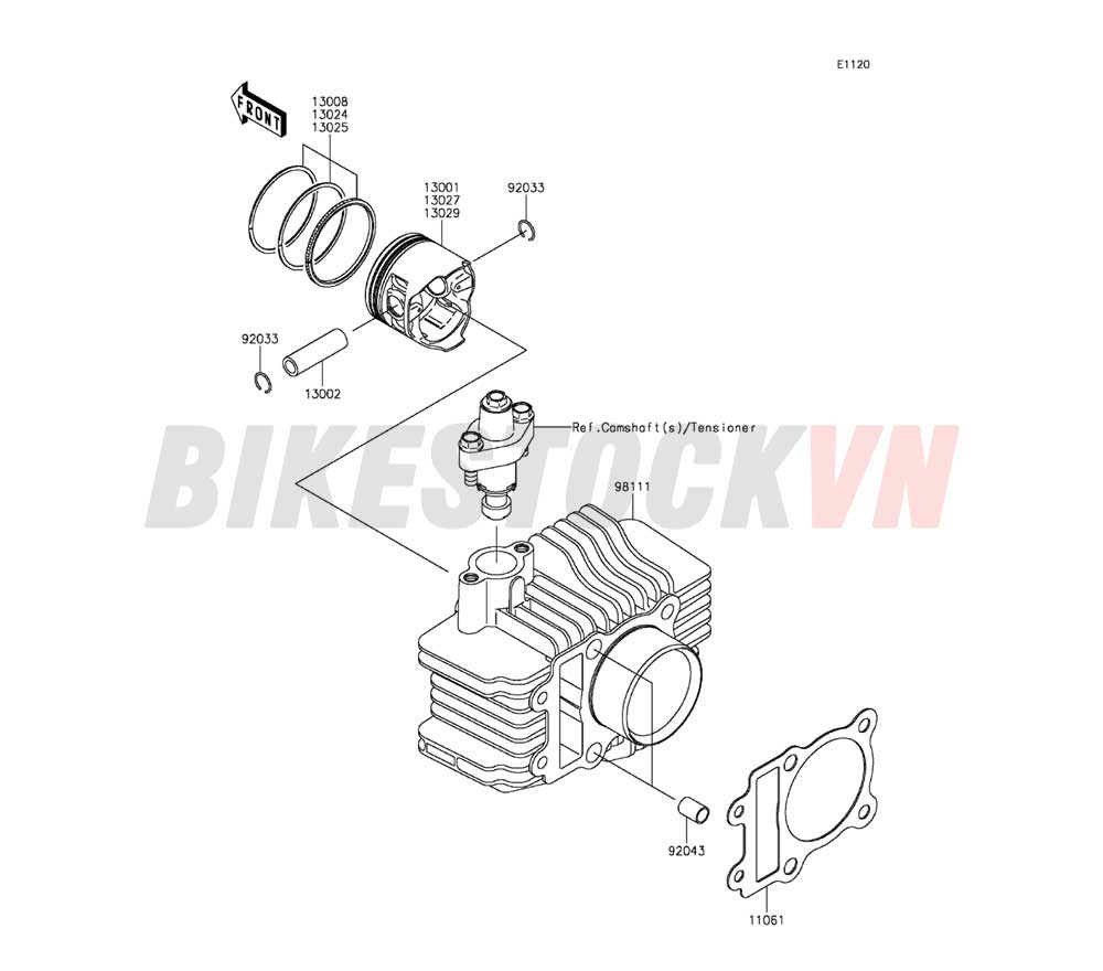 ENGINE CYLINDER PISTON(S)