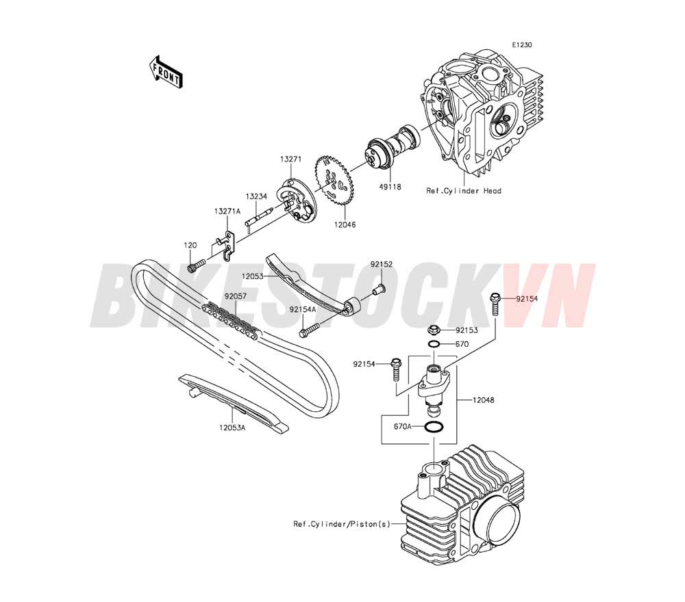 ENGINE CAMSHAFT(S) TENSIONER