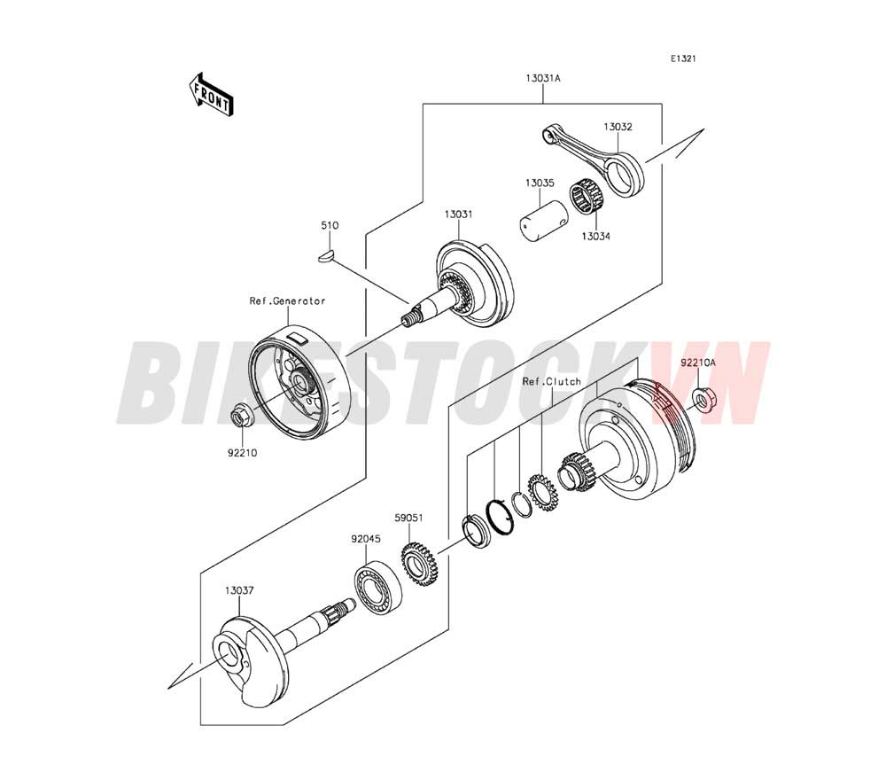 ENGINE CRANKSHAFT