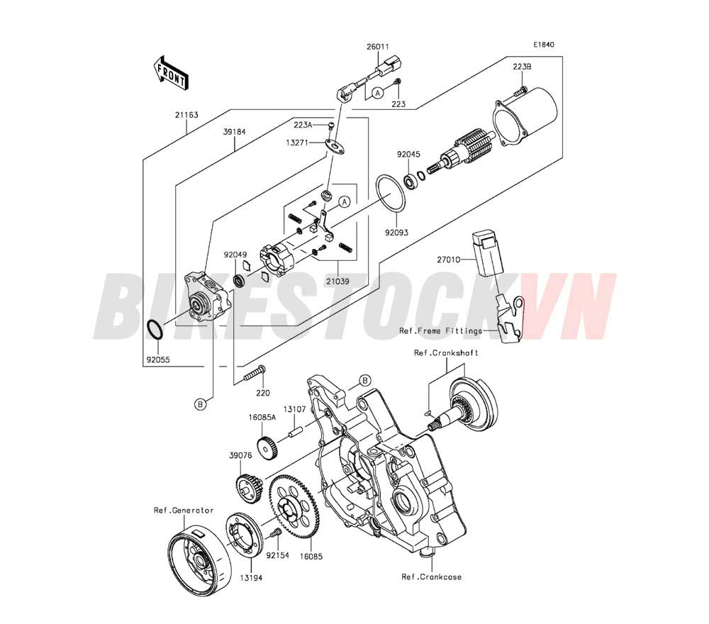 ENGINE STARTER MOTOR