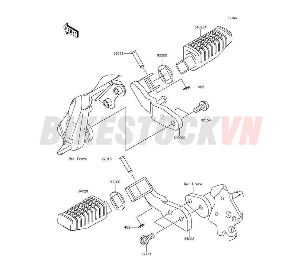 CHASSIS FOOTRESTS