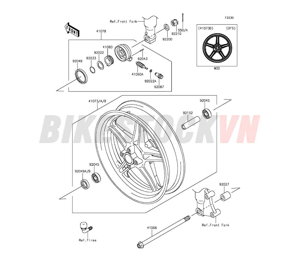 CHASSIS FRONT HUB