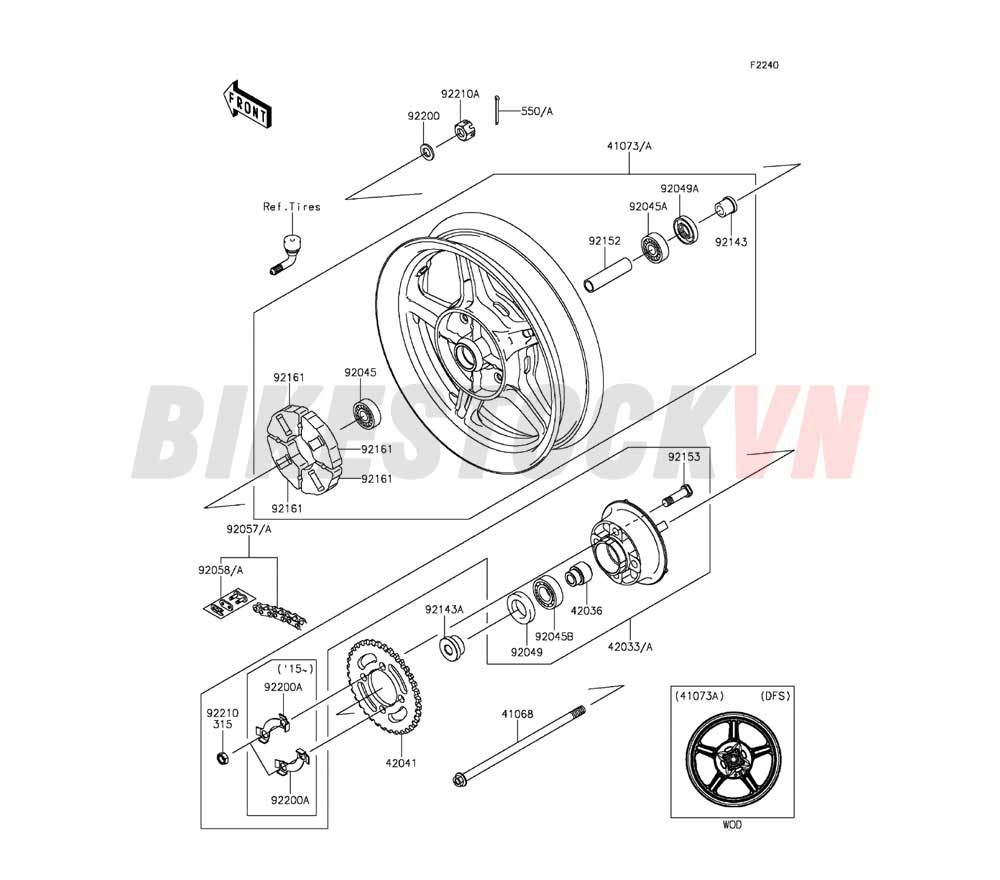 CHASSIS REAR HUB