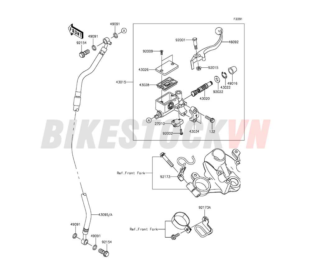 CHASSIS FRONT MASTER CYLINDER