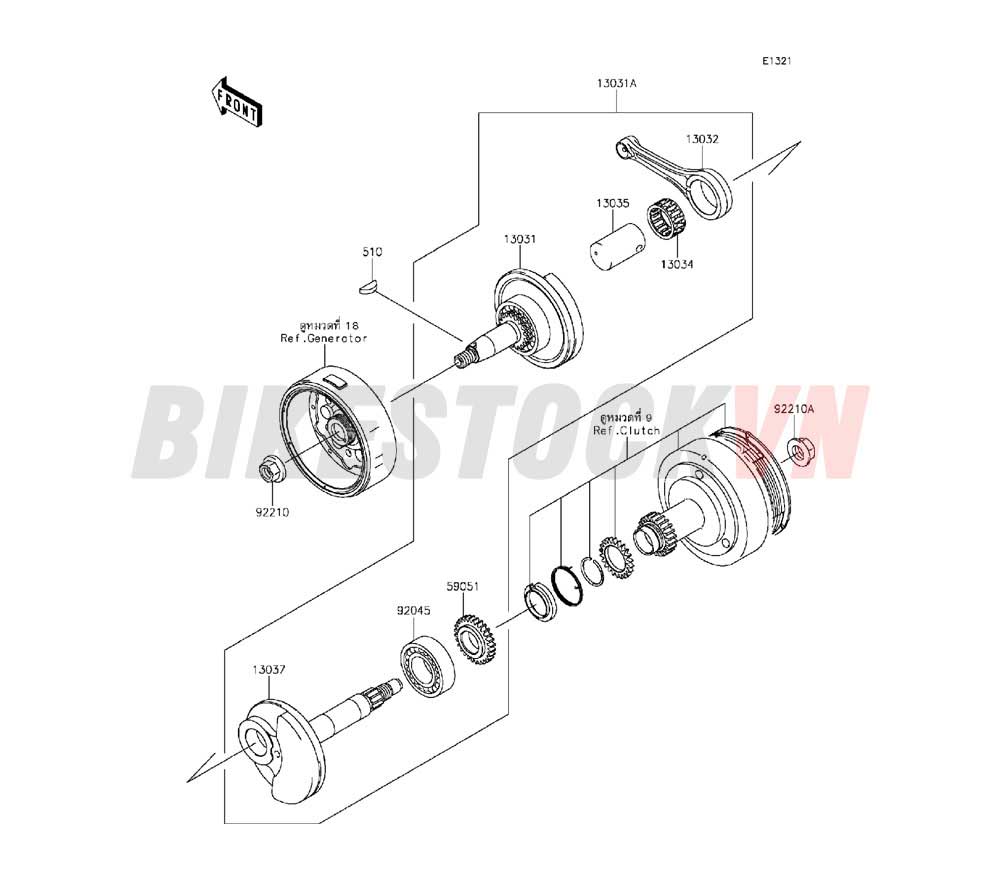 ENGINE CRANKSHAFT