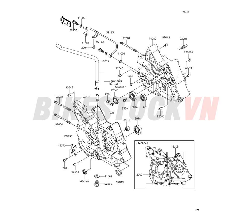 ENGINE CRANKCASE