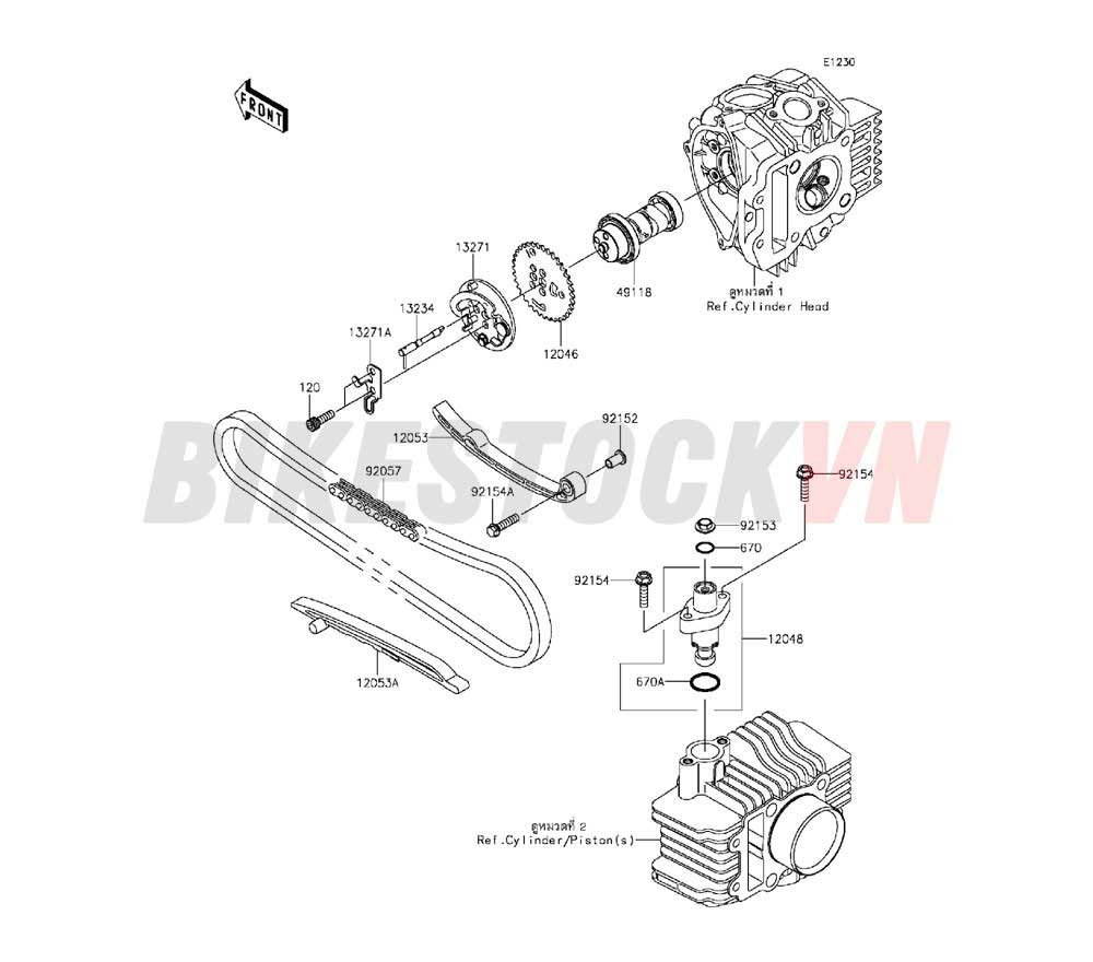 ENGINE CAMSHAFT(S)/TENSIONER