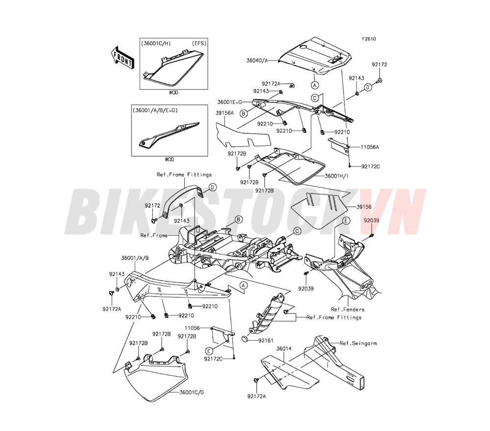 CHASSIS SIDE COVERS CHAIN COVER