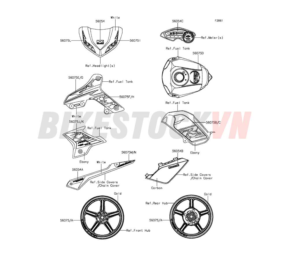 CHASSIS DECALS(WHITE)