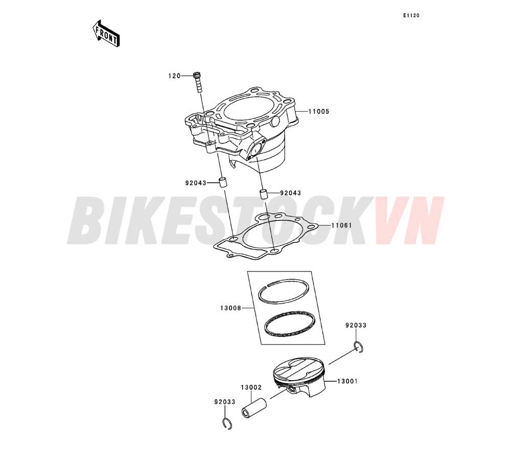 ENGINE CYLINDER/PISTON(S)