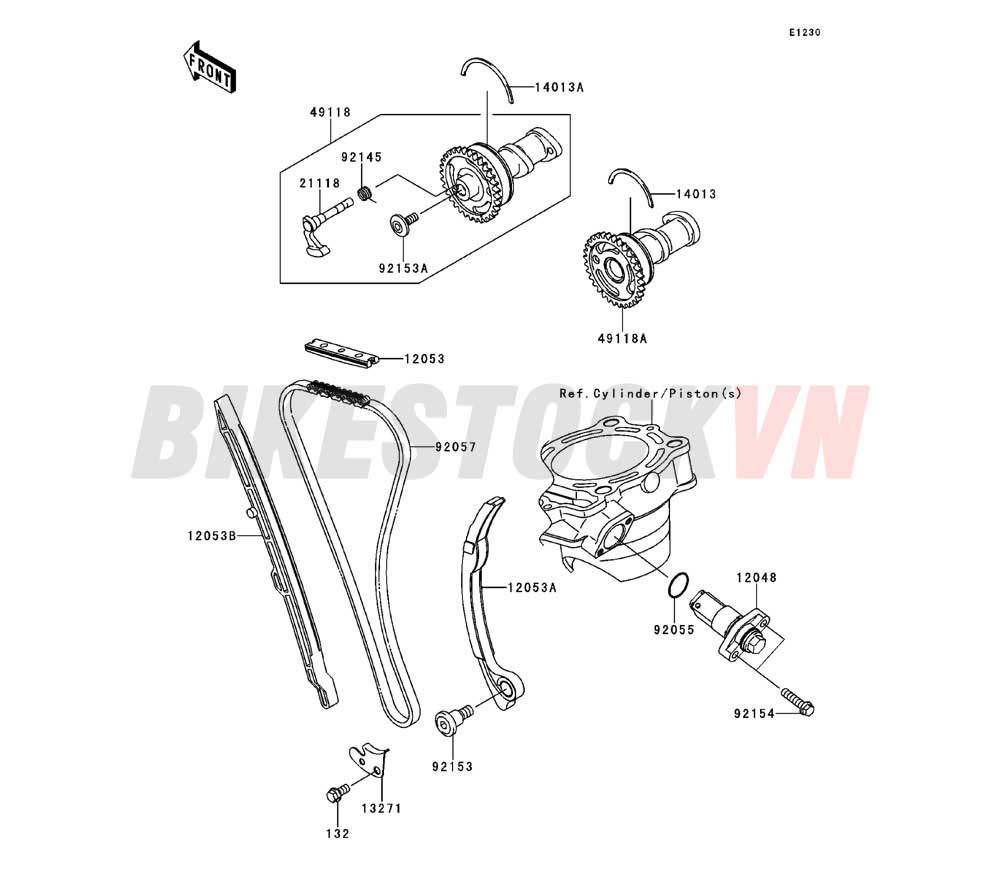 ENGINE CAMSHAFT(S)/TENSIONER