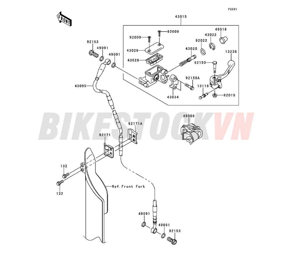 CHASSIS FRONT MASTER CYLINDER