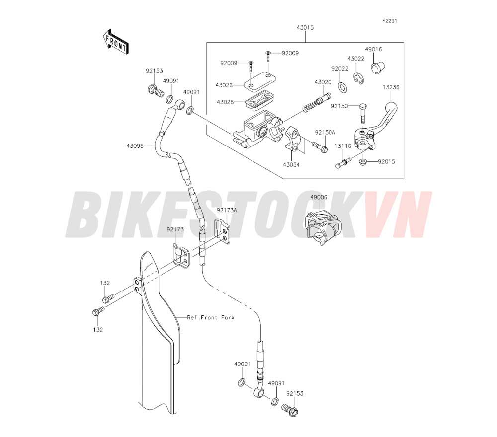 CHASSIS FRONT MASTER CYLINDER