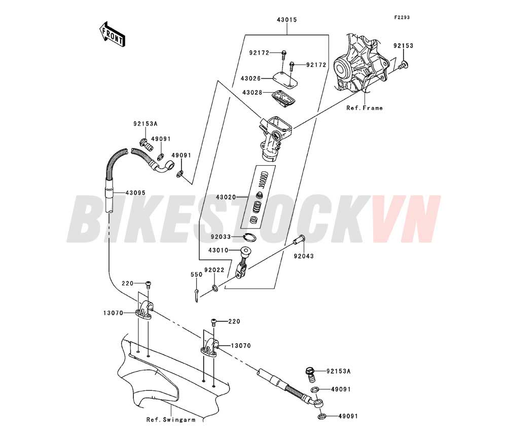 CHASSIS REAR MASTER CYLINDER