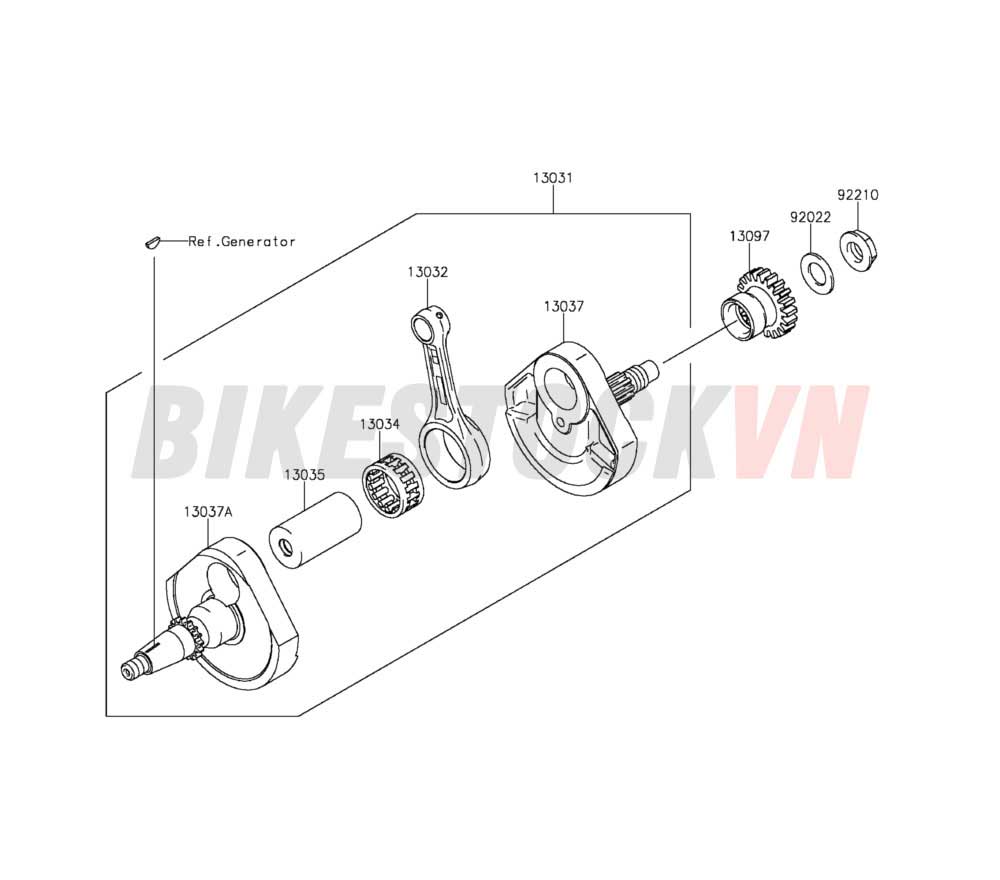 ENGINE CRANKSHAFT