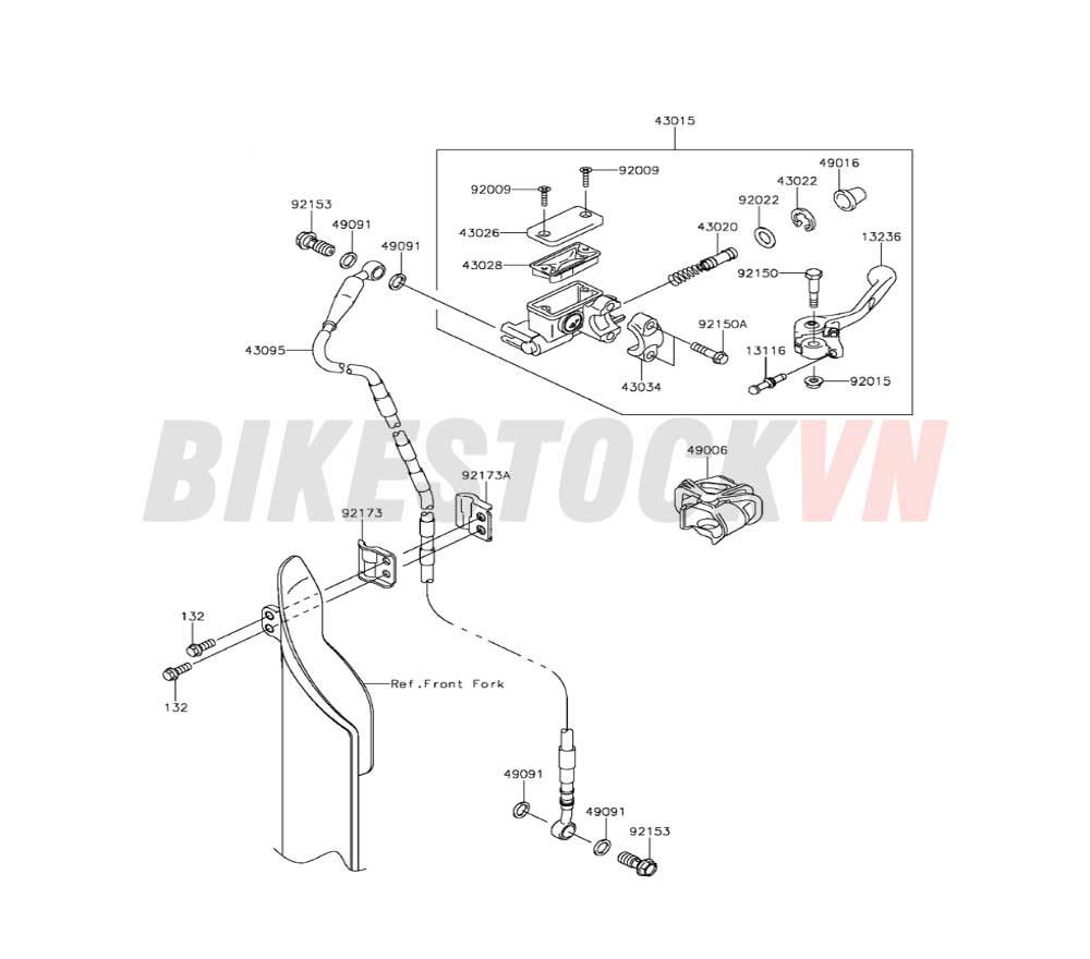 CHASSIS FRONT MASTER CYLINDER