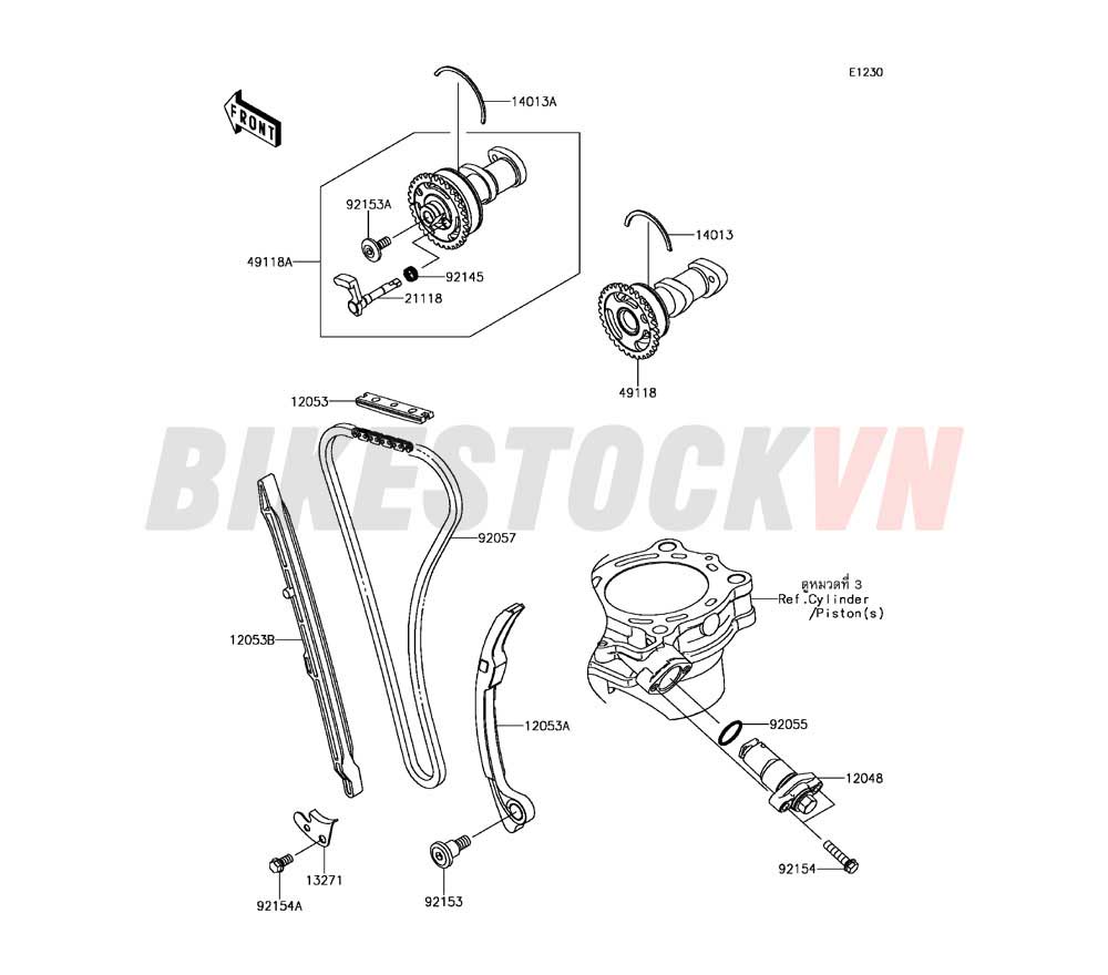 ENGINE CAMSHAFT(S) TENSIONER