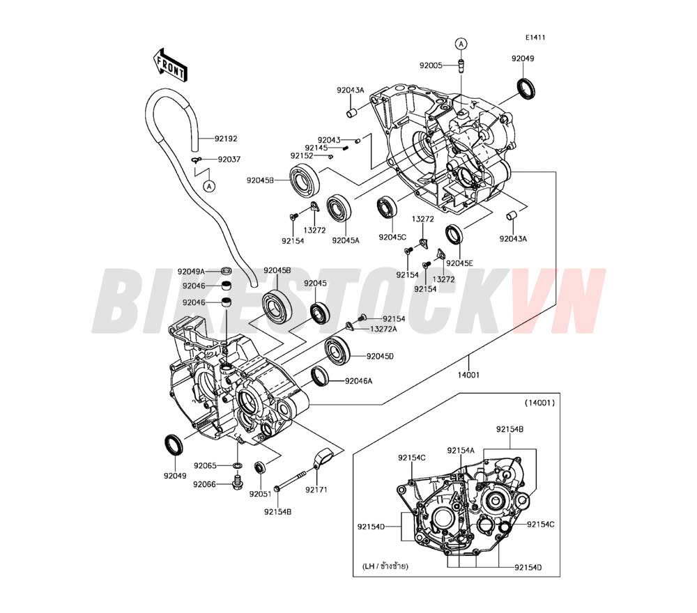 ENGINE CRANKCASE