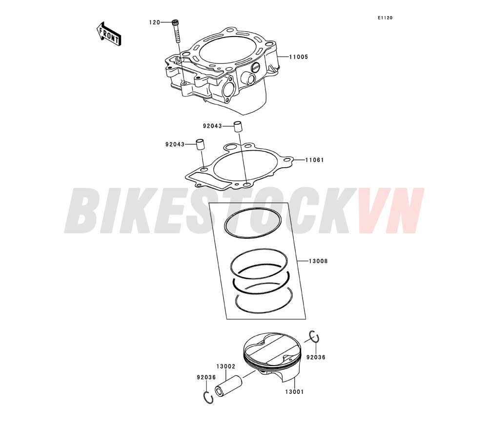 ENGINE CYLINDER/PISTON(S)