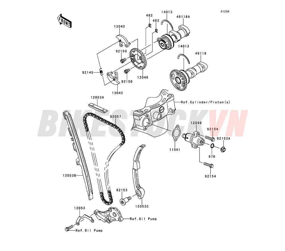 ENGINE CAMSHAFT(S)/TENSIONER