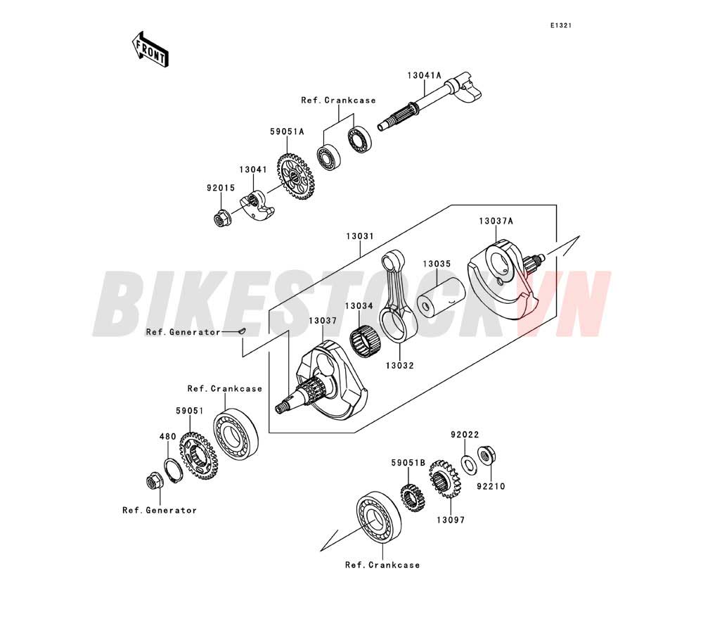 ENGINE CRANKSHAFT