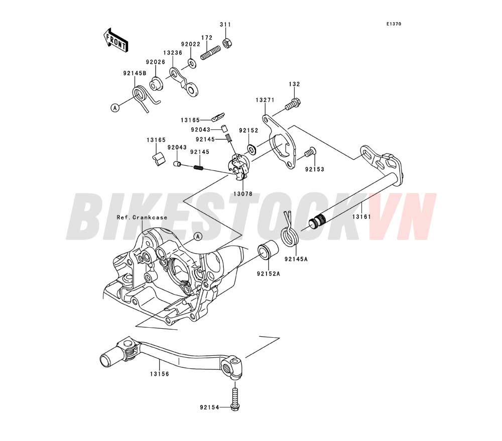 ENGINE GEAR CHANGE MECHANISM