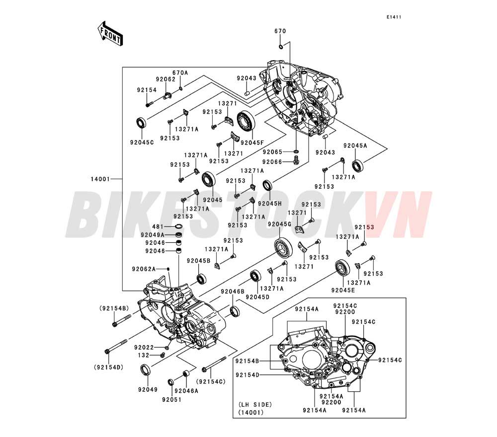 ENGINE CRANKCASE