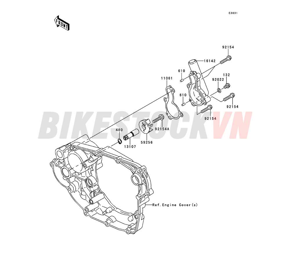 ENGINE WATER PUMP