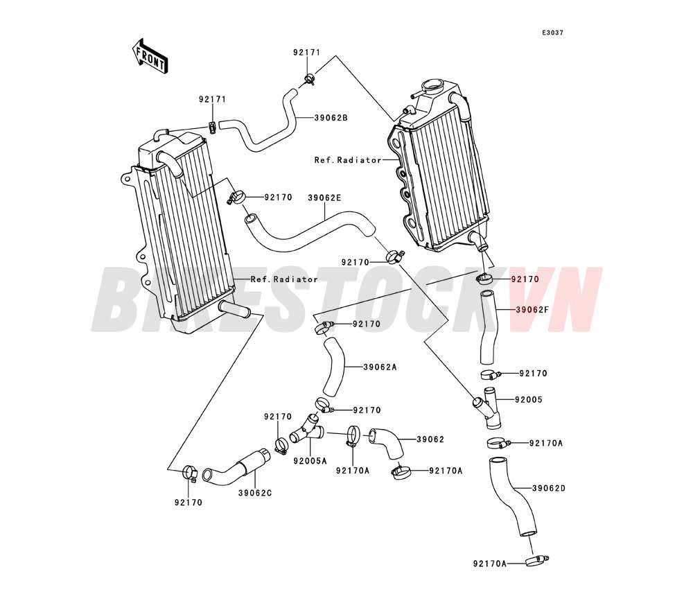 ENGINE WATER PIPE