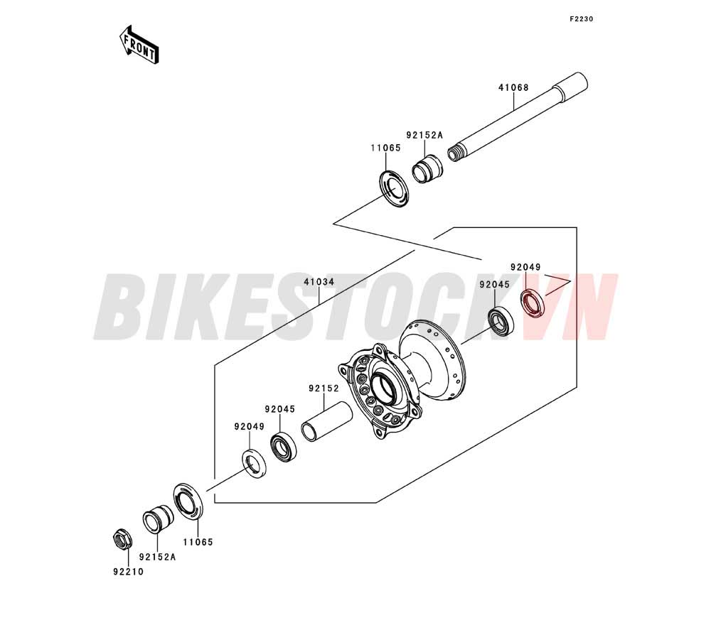 CHASSIS FRONT HUB