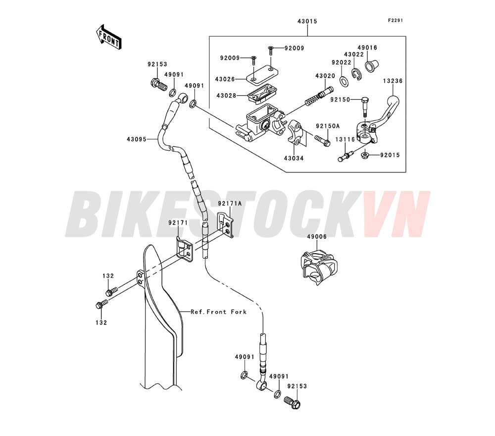 CHASSIS FRONT MASTER CYLINDER