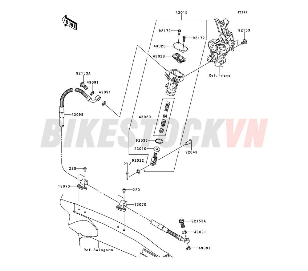 CHASSIS REAR MASTER CYLINDER