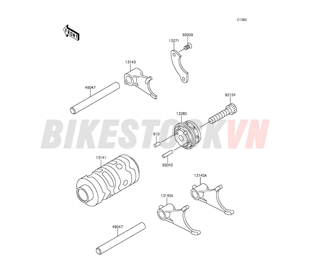 ENGINE GEAR CHANGE DRUM SHIFT FORK(S)