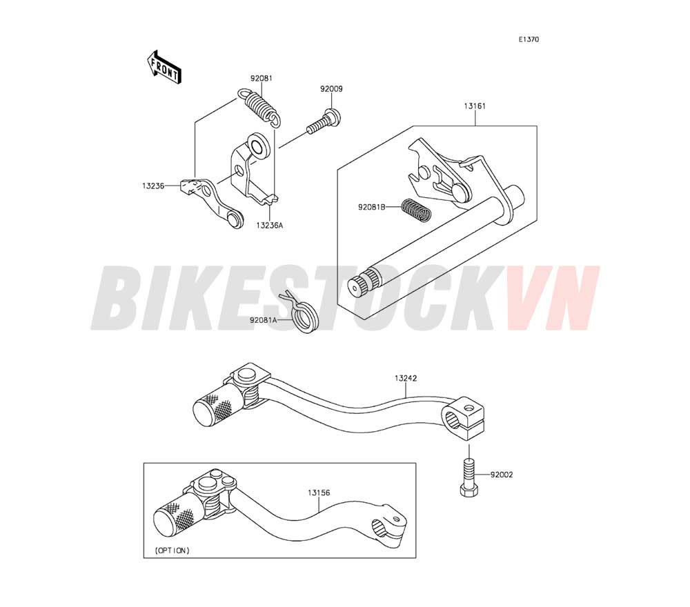 ENGINE GEAR CHANGE MECHANISM