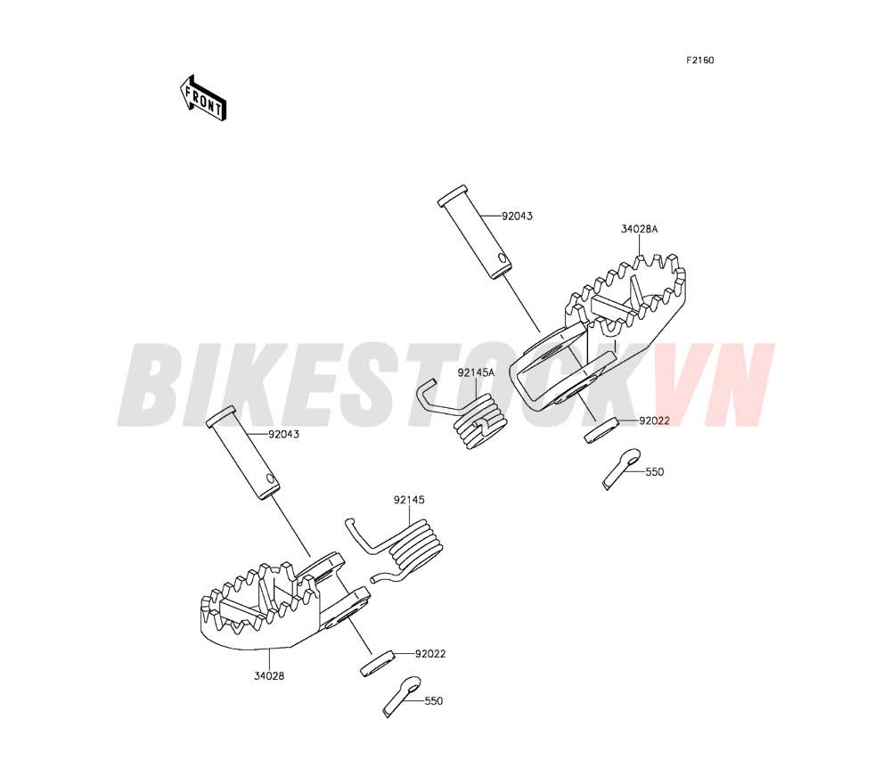 CHASSIS FOOTRESTS