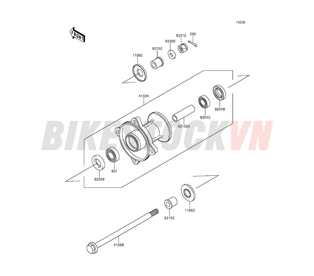 CHASSIS FRONT HUB