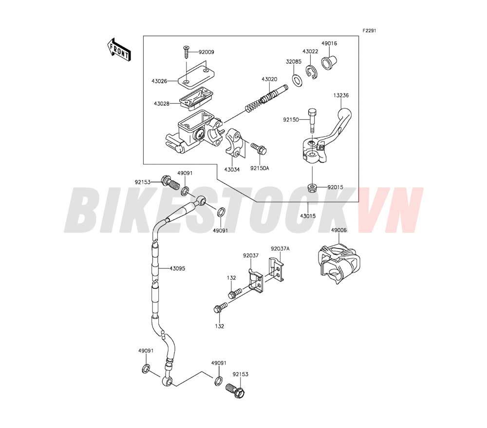 CHASSIS FRONT MASTER CYLINDER