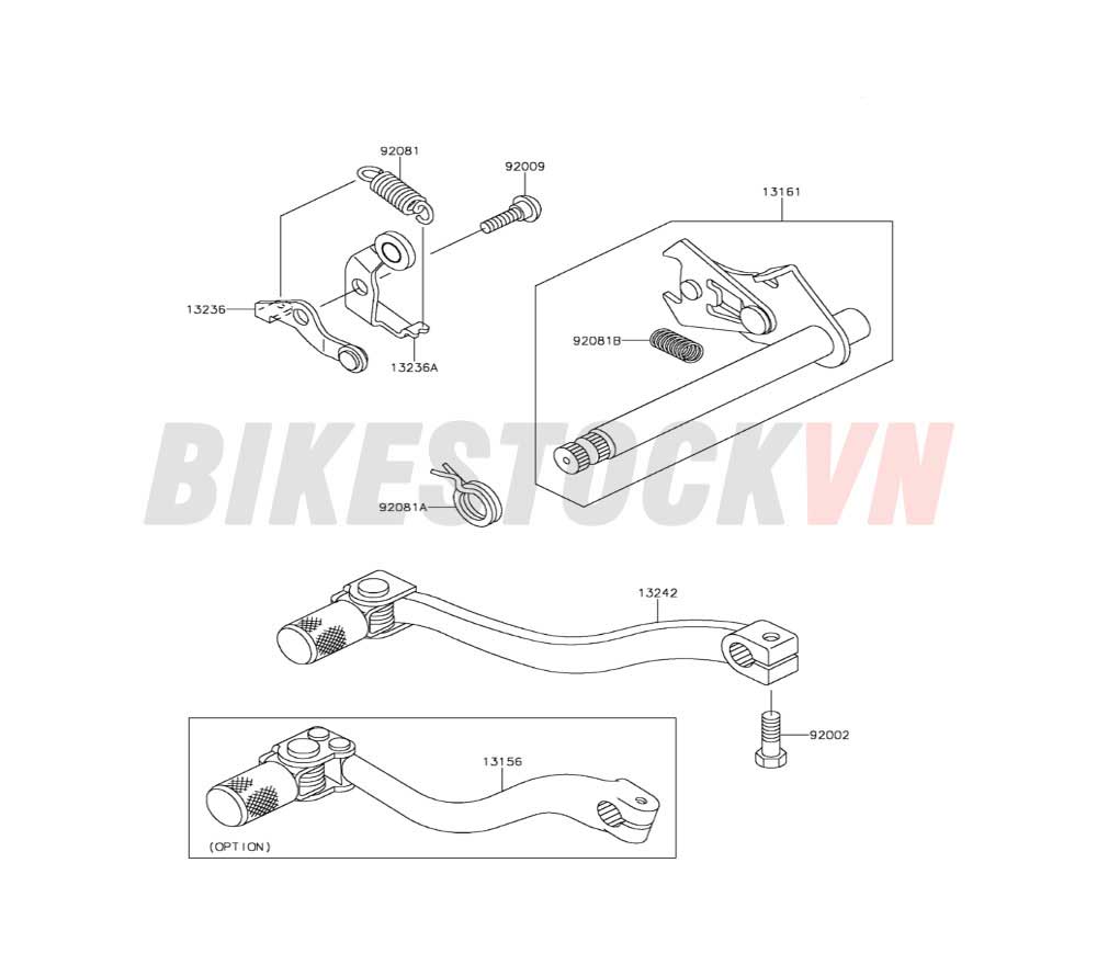 ENGINE GEAR CHANGE MECHANISM