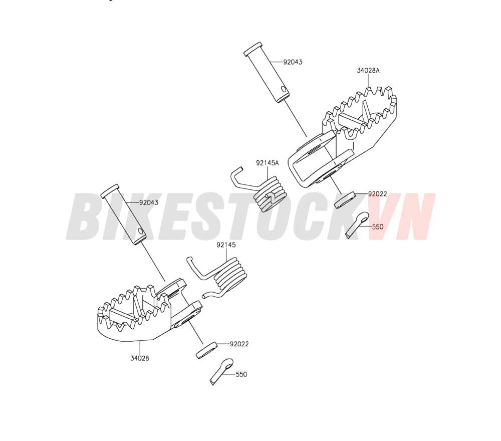 CHASSIS FOOTRESTS