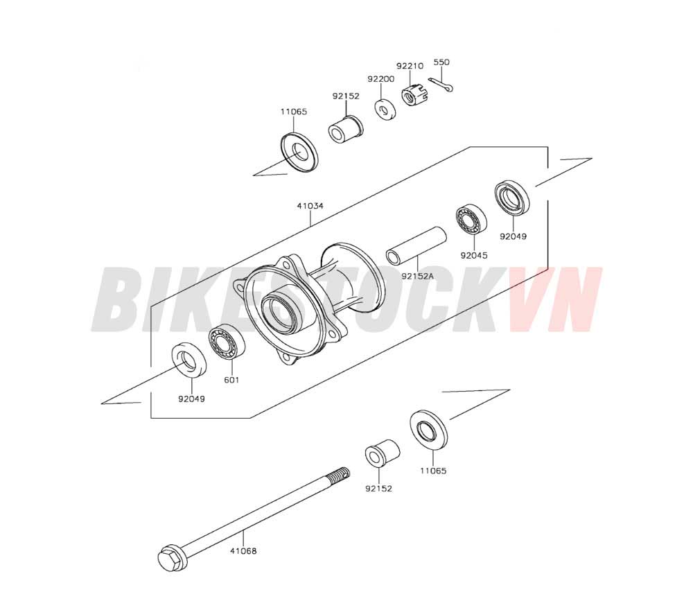 CHASSIS FRONT HUB